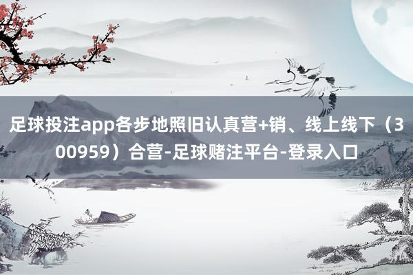 足球投注app各步地照旧认真营+销、线上线下（300959）合营-足球赌注平台-登录入口